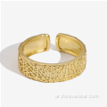 New ins Style 18K حلقات مطلية بالذهب